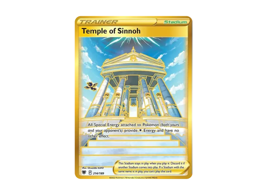 Temple of Sinnoh HR [189-ASTRAL-RADIANCE 214/189] (Sword & Shield "Astral Radiance")