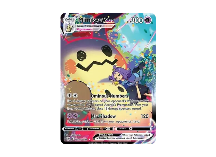 Mimikyu VMAX (Acerola) UR [TG17/TG30] (Sword & Shield "Brilliant Stars")