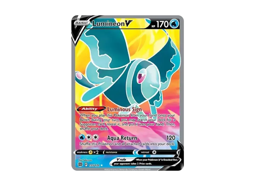 Lumineon V UR [172-BRILLIANT-STARS 155/172] (Sword & Shield "Brilliant Stars")
