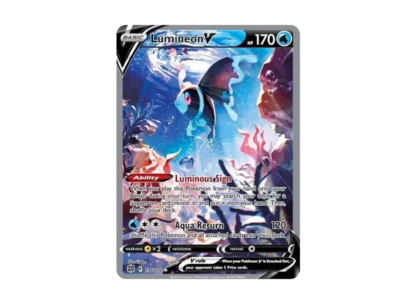 Lumineon V UR [172-BRILLIANT-STARS 156/172] (Sword & Shield "Brilliant Stars")