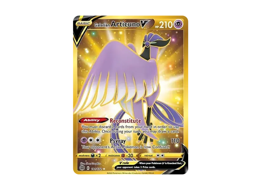 Galarian Articuno V HR [172-BRILLIANT-STARS 181/172] (Sword & Shield "Brilliant Stars")