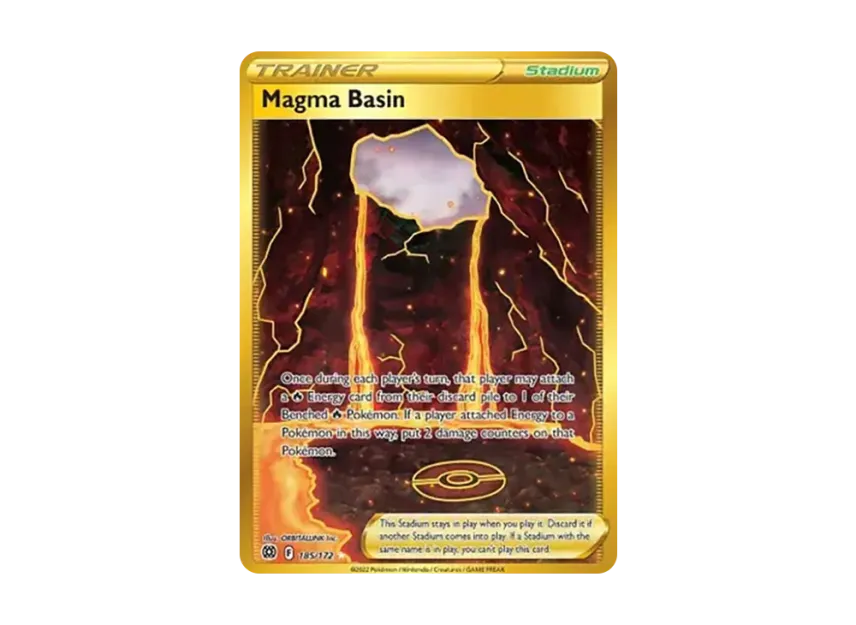 Magma Basin HR [172-BRILLIANT-STARS 185/172] (Sword & Shield "Brilliant Stars")