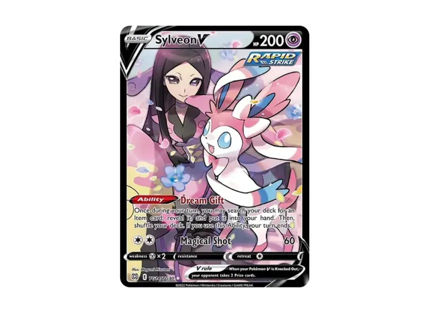 Sylveon V UR [TG14/TG30] (Sword & Shield "Brilliant Stars")