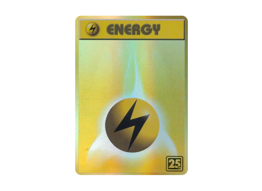 Basic Lightning Energy (First Design Kira) :25th Holo(Pokemon Card 25th "Creatures Deck") [EN]