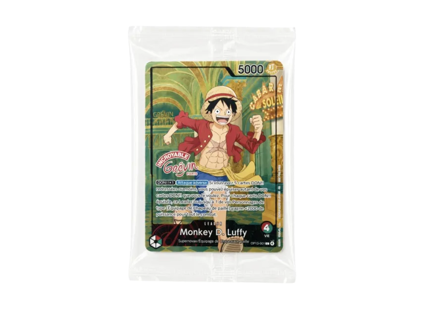 Monkey.D.Luffy L : FR [OP13-001] (Promotional Card "ONE PIECE × Musée Grévin Paris")