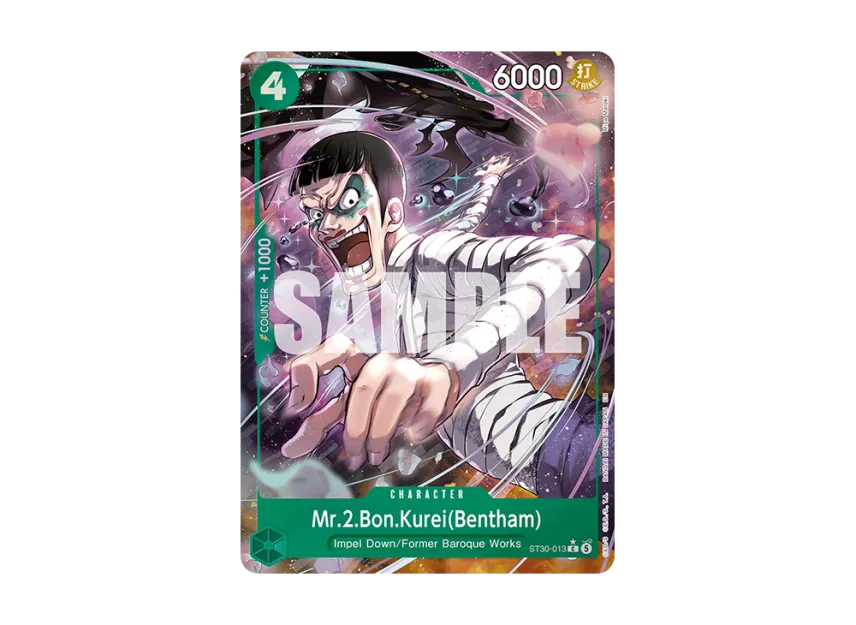 Mr.2.Bon.Kurei(Bentham) C-P [ST30-013] [EN] (Starter Deck EX "Luffy&Ace")
