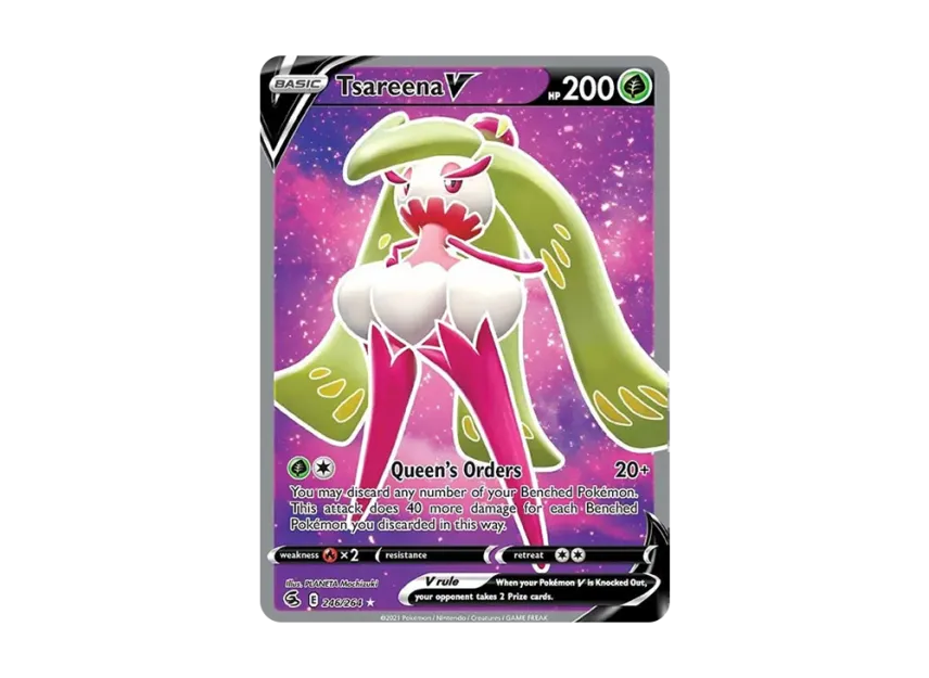 Tsareena V UR [264-FUSION-STRIKE 246/264] (Sword & Shield "Fusion Strike")