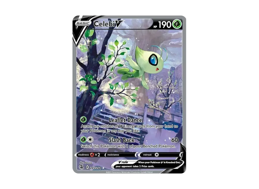 Celebi V UR [264-FUSION-STRIKE 245/264] (Sword & Shield "Fusion Strike")