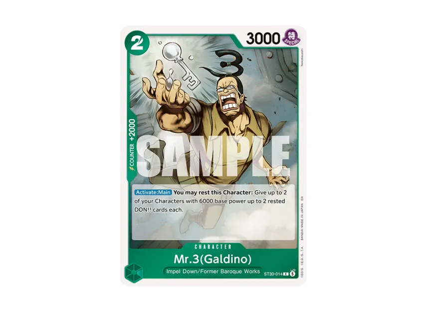 Mr.3(Galdino) C [ST30-014] [EN] (Starter Deck EX "Luffy&Ace")