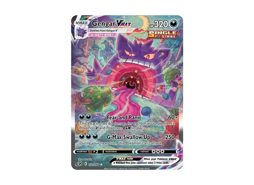 Gengar VMAX RR [264-FUSION-STRIKE 271/264] (Sword & Shield "Fusion Strike")
