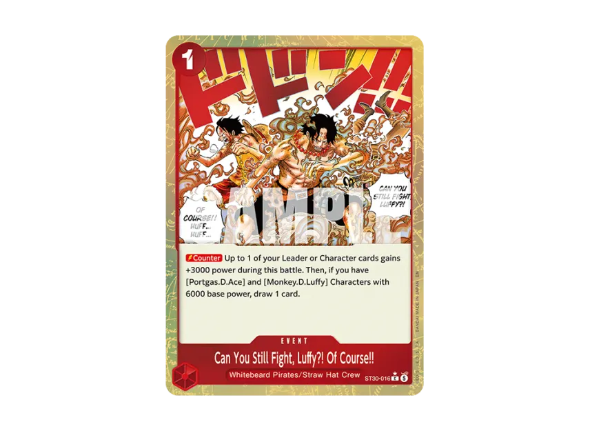 Can You Still Fight, Luffy?! Of Course!! C-P [ST30-016] [EN] (Starter Deck EX "Luffy&Ace")