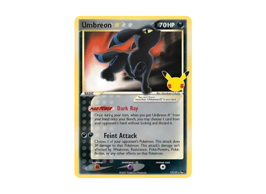 Umbreon Star [SWORD-SHIELD-CELEBRATIONS 17/17] (Sword & Shield "Celebrations")