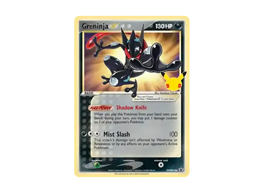 Greninja Star P [SWSH144] (Sword & Shield "Celebrations Promotional Card")