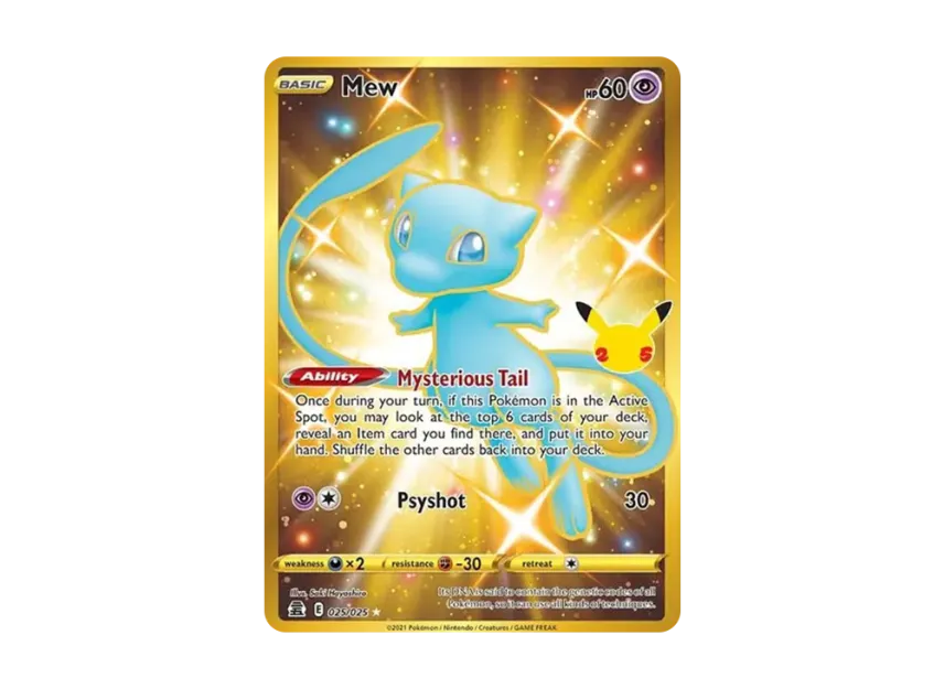 Mew HR [SWORD-SHIELD-CELEBRATIONS 025/025] (Sword & Shield "Celebrations")