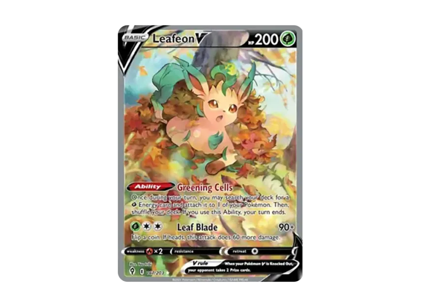 Leafeon V UR [203-EVOLVING-SKIES 167/203] (Sword & Shield "Evolving Skies")