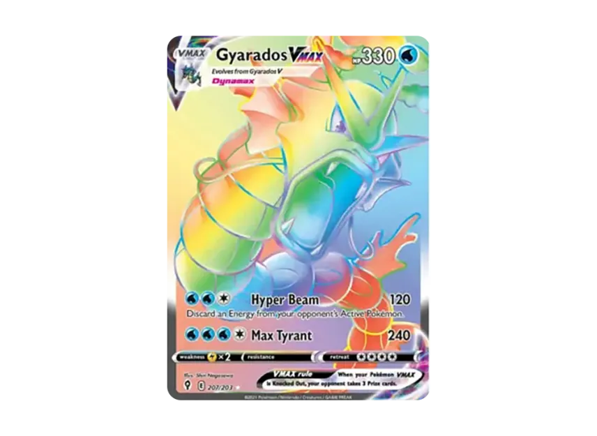 Gyarados VMAX RR [203-EVOLVING-SKIES 207/203] (Sword & Shield "Evolving Skies")