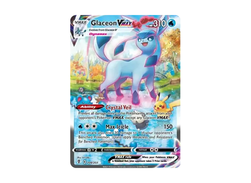 Glaceon VMAX RR [203-EVOLVING-SKIES 209/203] (Sword & Shield "Evolving Skies")