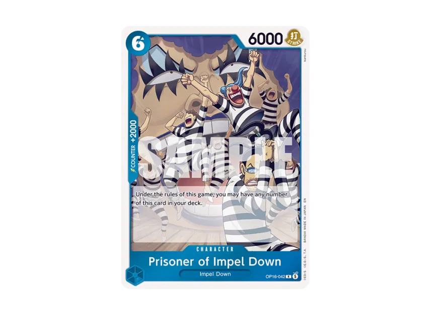 Prisoner of Impel Down R [OP16-042] [EN] (Booster Pack "THE TIME OF BATTLE")