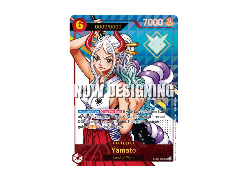 Yamato SR : Champion's Prize : Opened : Serial Numbered [EB02-006] [EN] (Promotional Card "Extra Grand Battle for Stores 2026 May")