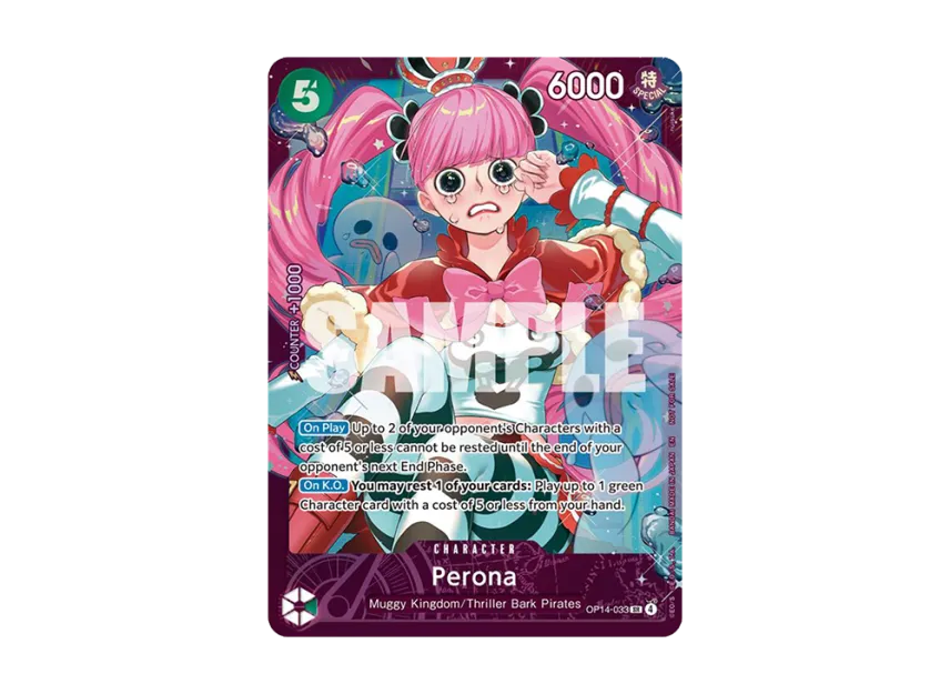 Perona SR : Top 4 [OP14-033] [EN] (Promotional Card "Extra Grand Battle for Stores 2026 May")