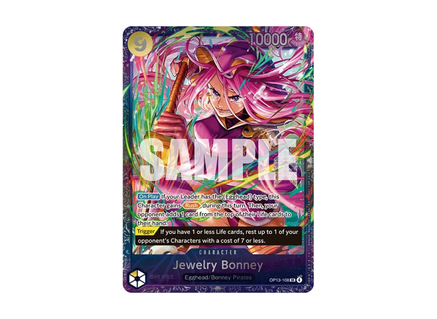 Jewelry Bonney SR : Top 16 [OP13-108] [EN] (Promotional Card "Treasure Cup May 2026")