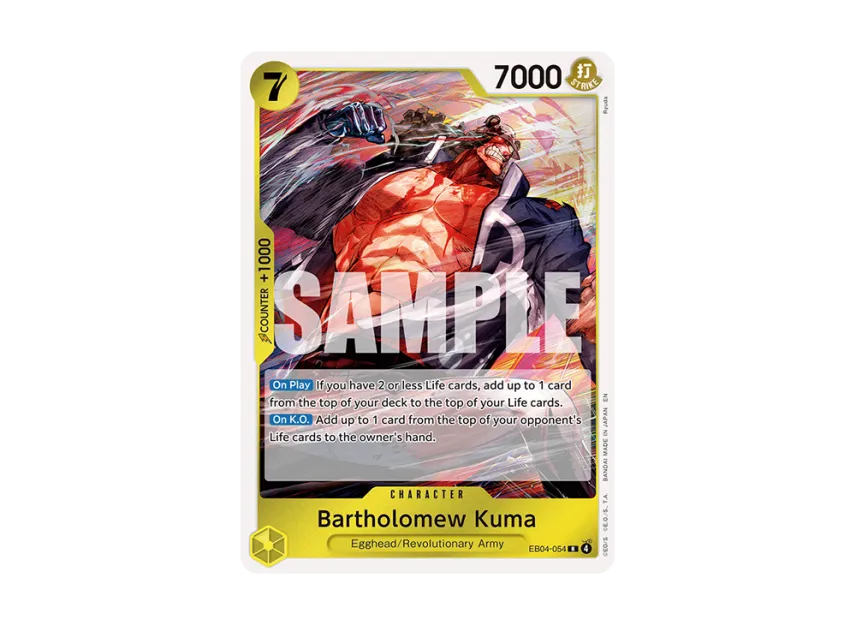 Bartholomew Kuma R [EB04-054] [EN] (Booster Pack "ADVENTURE ON KAMI’S ISLAND")
