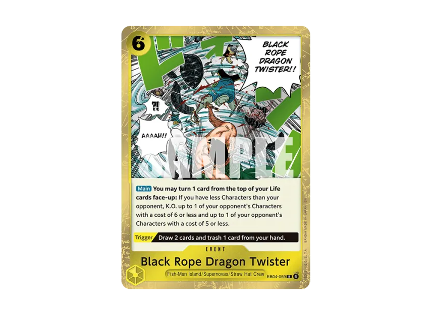 Kalasutra Great Dragon Twister R [EB04-059] [EN] (Booster Pack "ADVENTURE ON KAMI’S ISLAND")