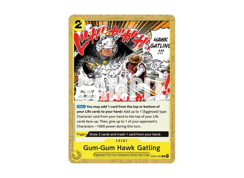 Gum-Gum Hawk Gatling C [EB04-060] [EN] (Booster Pack "ADVENTURE ON KAMI’S ISLAND")