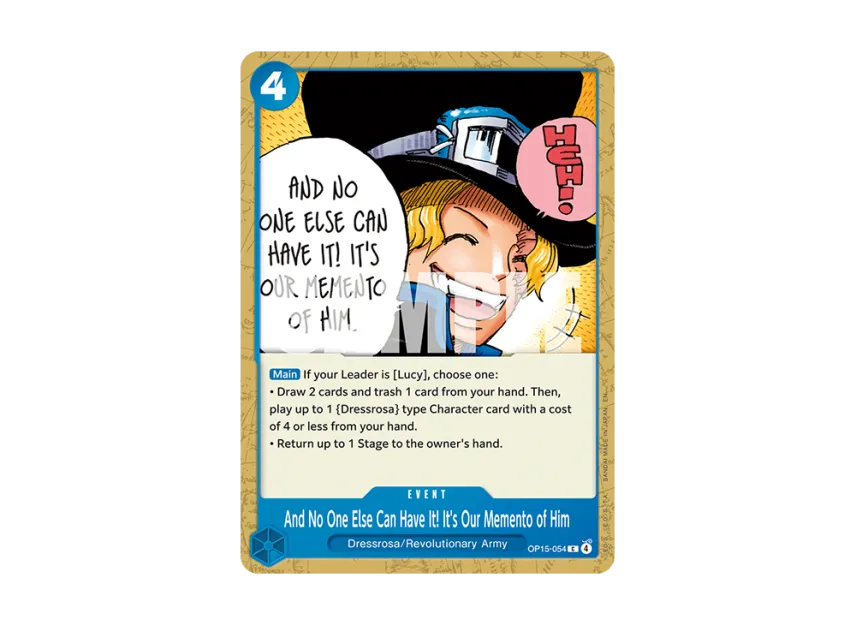 And No One Else Can Have It! It's Our Memento of Him C [OP15-054] [EN] (Booster Pack "ADVENTURE ON KAMI’S ISLAND")