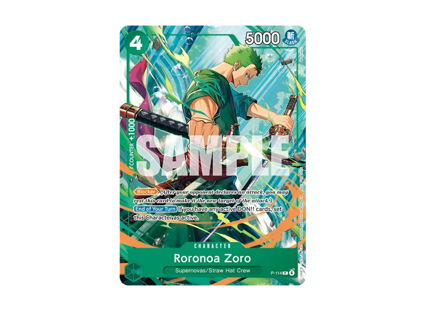 Roronoa Zoro P [P-114] [EN] (Promotional Card "Chicago Comic & Entertainment Expo 2026")