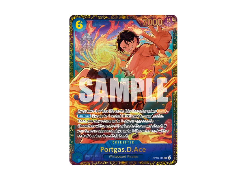 Portgas.D.Ace SEC : Top 16 [OP13-119] [EN] (Promotional Card "Treasure Cup March 2026")