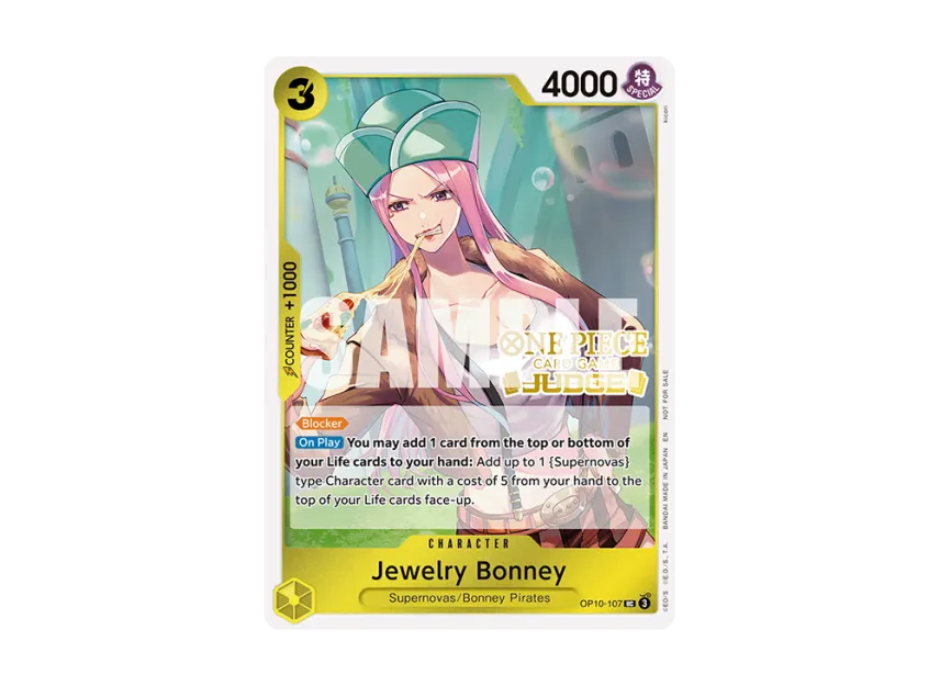 Jewelry Bonney UC [OP10-107] [EN] (Promotional Card "Judge Pack Vol.7")