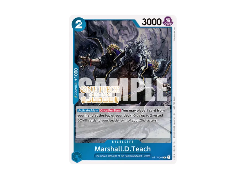 Marshall.D.Teach C [ST17-005] [EN] (Promotional Card "Judge Pack Vol.7")