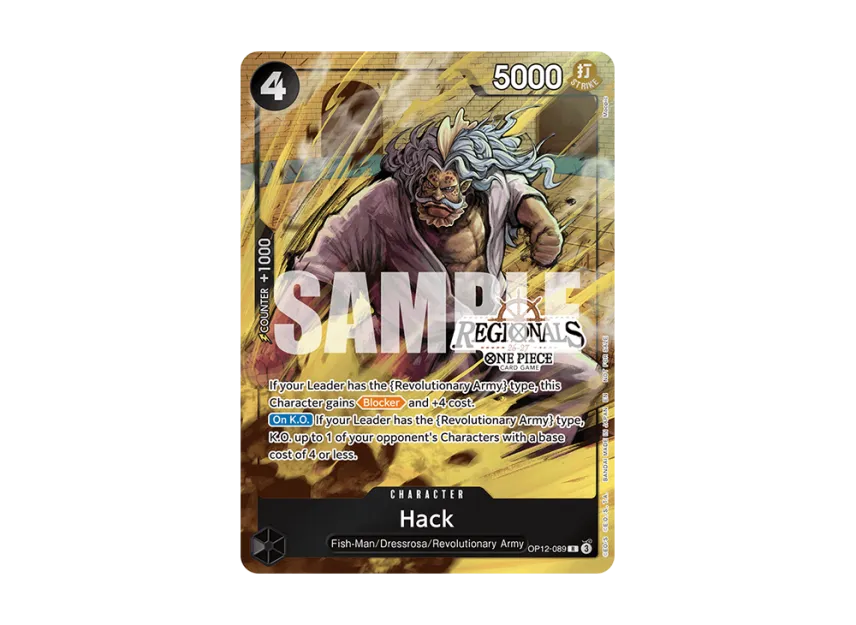 Hack R : Participation [OP12-089] [EN] (Promotional Card "Regional Participation Pack 2026 Vol.1")
