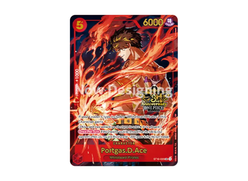 Portgas.D.Ace SR [ST15-005] [EN] (ANNIVERSARY SET "Japanese 3rd ANNIVERSARY SET English Ver.")