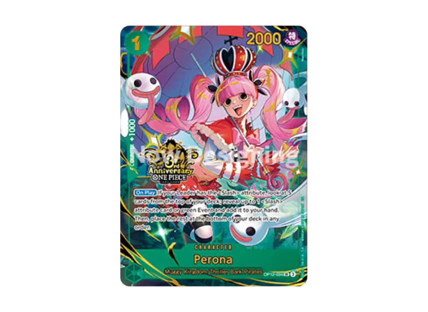 Perona SR [OP12-034] [EN] (ANNIVERSARY SET "Japanese 3rd ANNIVERSARY SET English Ver.")