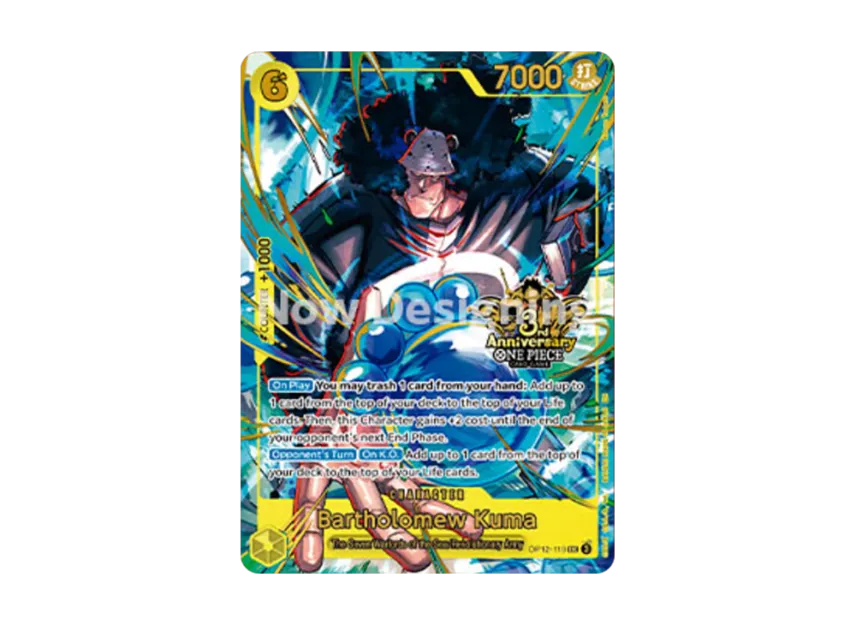 Bartholomew Kuma SEC [OP12-119] [EN] (ANNIVERSARY SET "Japanese 3rd ANNIVERSARY SET English Ver.")