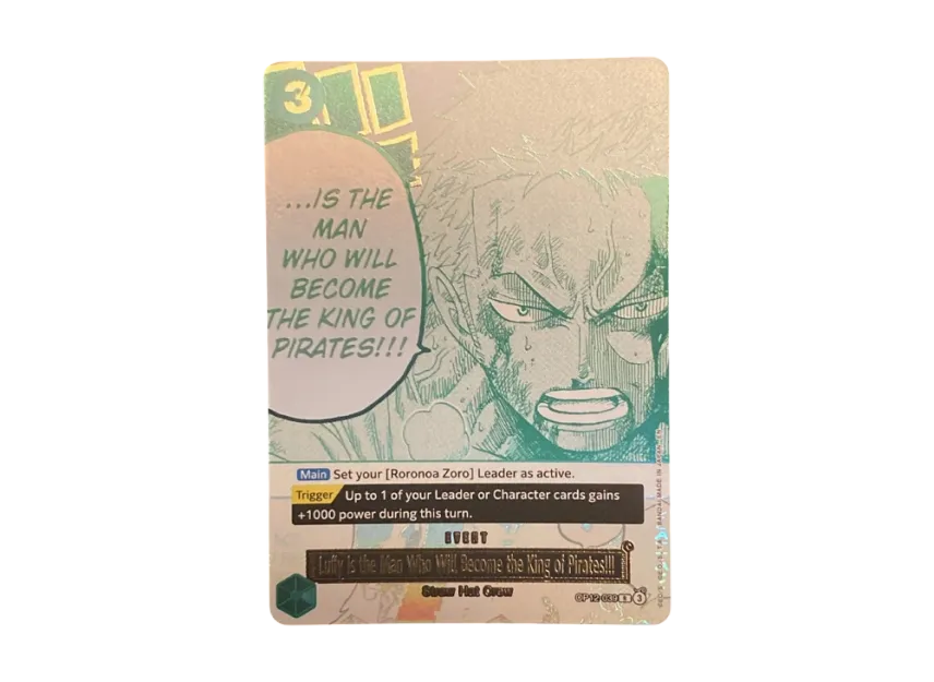 Luffy Is the Man Who Will Become the King of Pirates!!! R [OP12-039] [EN] (ANNIVERSARY SET "Japanese 3rd ANNIVERSARY SET English Ver.")