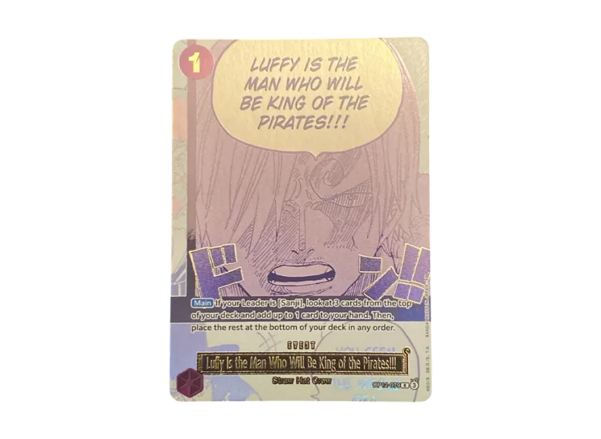 Luffy Is the Man Who Will Be King of the Pirates!!! R [OP12-079] [EN] (ANNIVERSARY SET "Japanese 3rd ANNIVERSARY SET English Ver.")