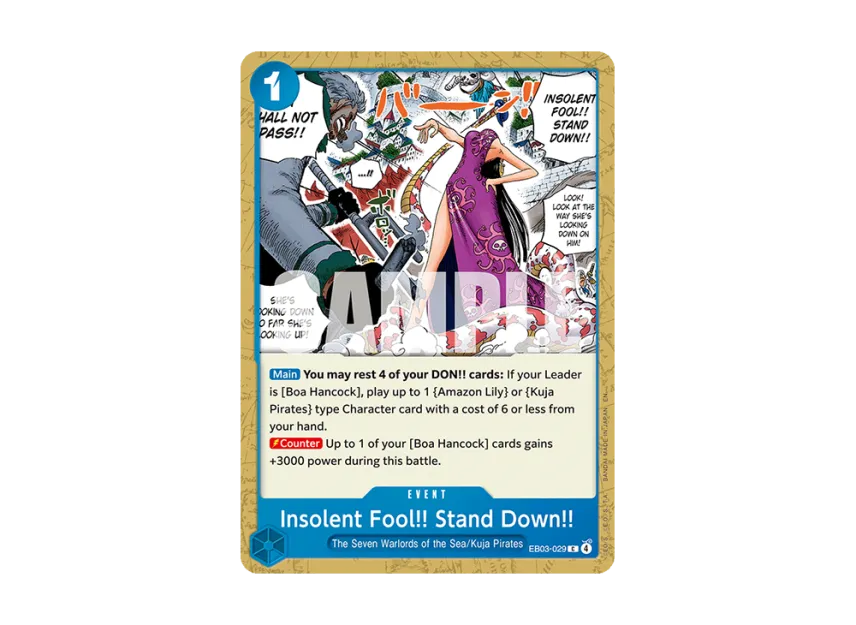 Insolent Fool!! Stand Down!! C [EB03-029] [EN] (Extra Booster "HEROINES EDITION")