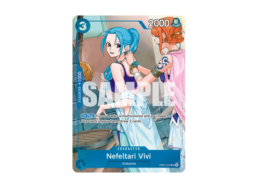 Nefeltari Vivi SR [EB02-026] [EN] (Promotional Card "ONE PIECE HEROINES CAMPAIGN Dash Pack")