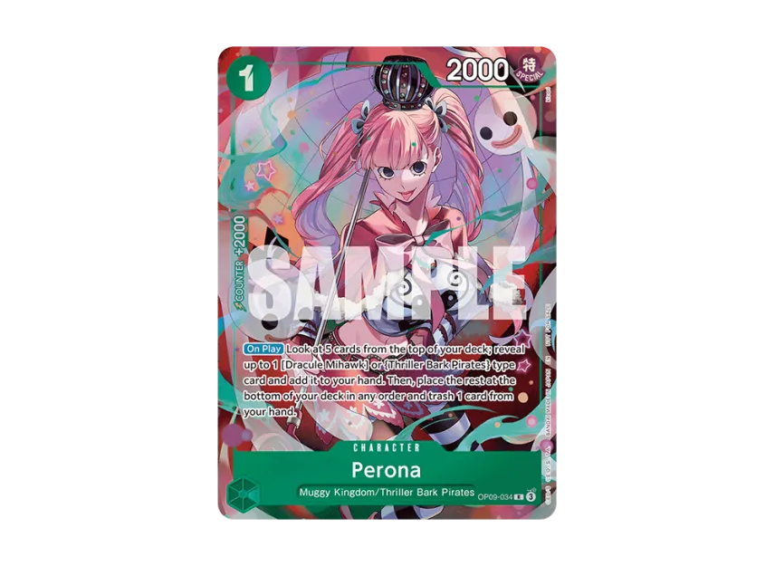 Perona R [OP09-034] [EN] (Promotional Card "ONE PIECE HEROINES CAMPAIGN Dash Pack")