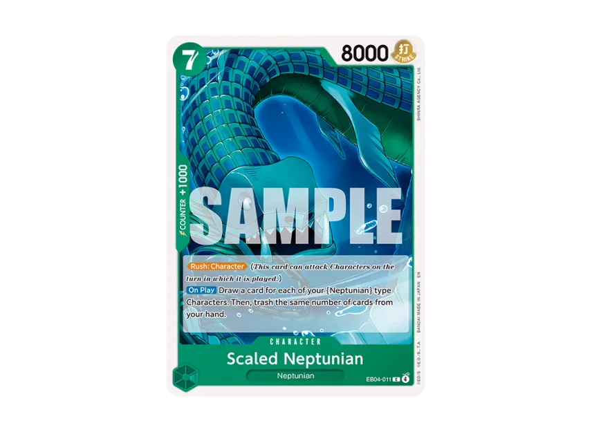 Scaled Neptunian C [EB04-011] [EN] (Booster Pack "THE AZURE SEA'S SEVEN")