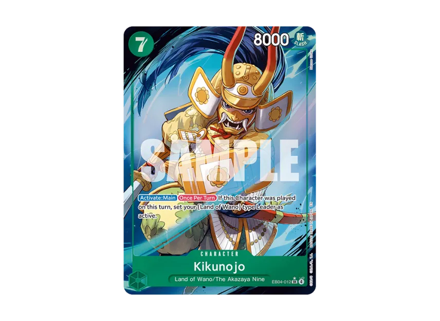 Kikunojo SR-P [EB04-012] [EN] (Booster Pack "THE AZURE SEA'S SEVEN")