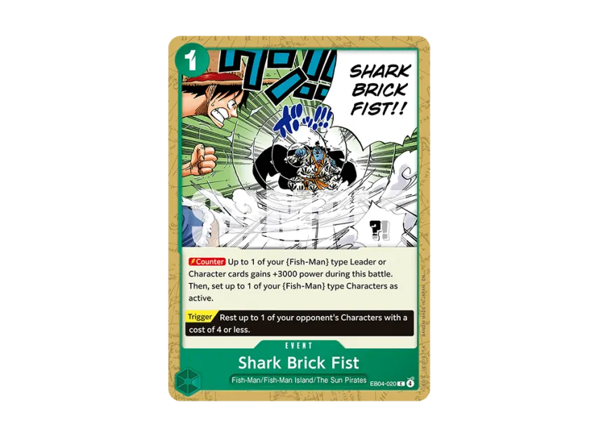 Shark Brick Fist C [EB04-020] [EN] (Booster Pack "THE AZURE SEA'S SEVEN")