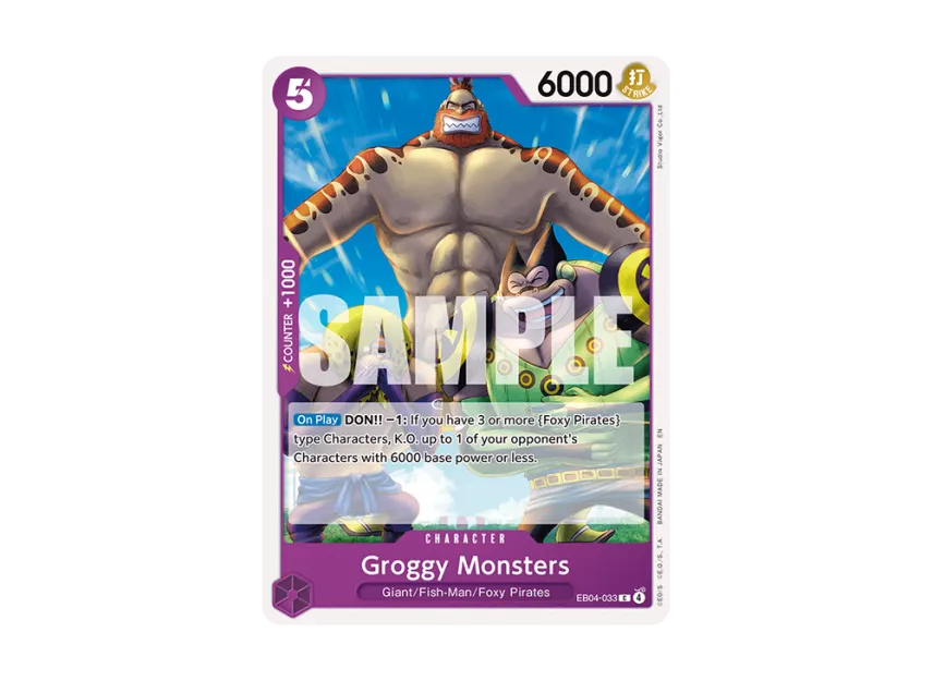 Groggy Monsters C [EB04-033] [EN] (Booster Pack "THE AZURE SEA'S SEVEN")