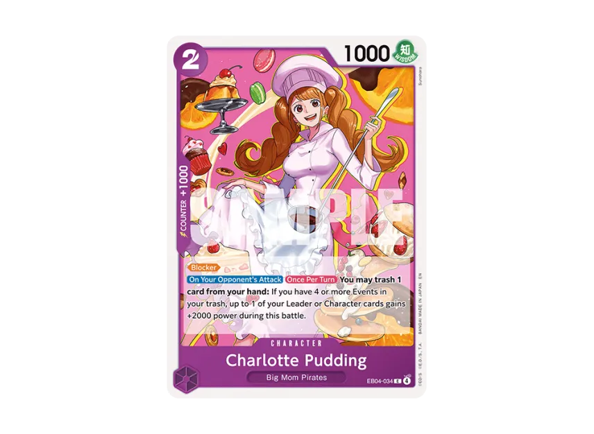 Charlotte Pudding C [EB04-034] [EN] (Booster Pack "THE AZURE SEA'S SEVEN")