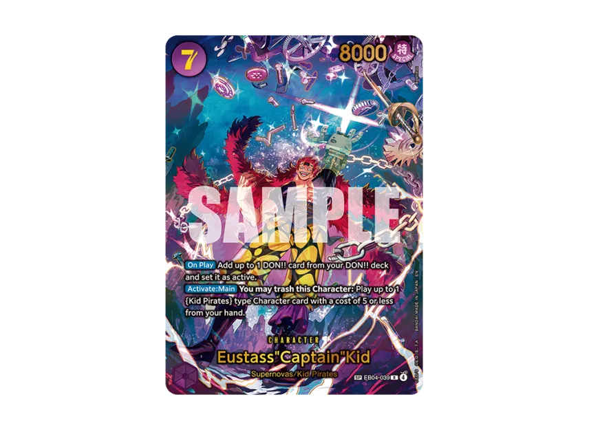 Eustass"Captain"Kid R [EB04-039] [EN] (Booster Pack "THE AZURE SEA'S SEVEN")