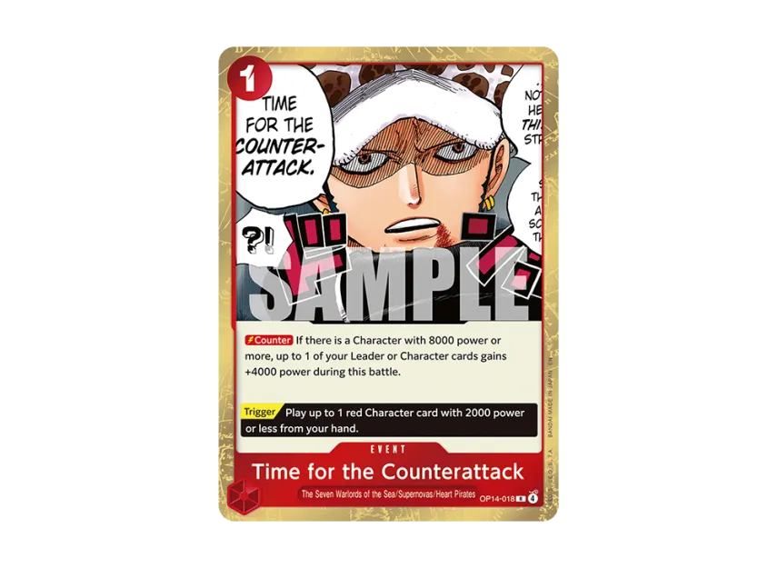 Time for the Counterattack R [OP14-018] [EN] (Booster Pack "THE AZURE SEA'S SEVEN")