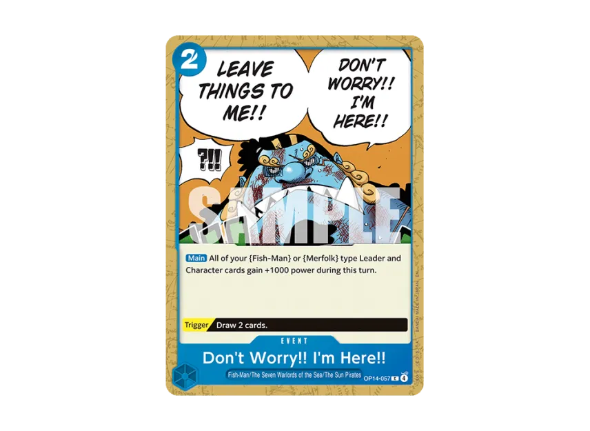 Don't Worry!! I'm Here!! C [OP14-057] [EN] (Booster Pack "THE AZURE SEA'S SEVEN")